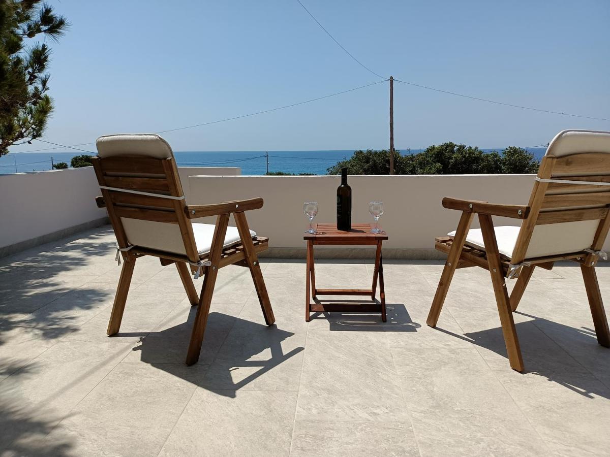 Sea View Pine House Villa Makriyialos Bagian luar foto