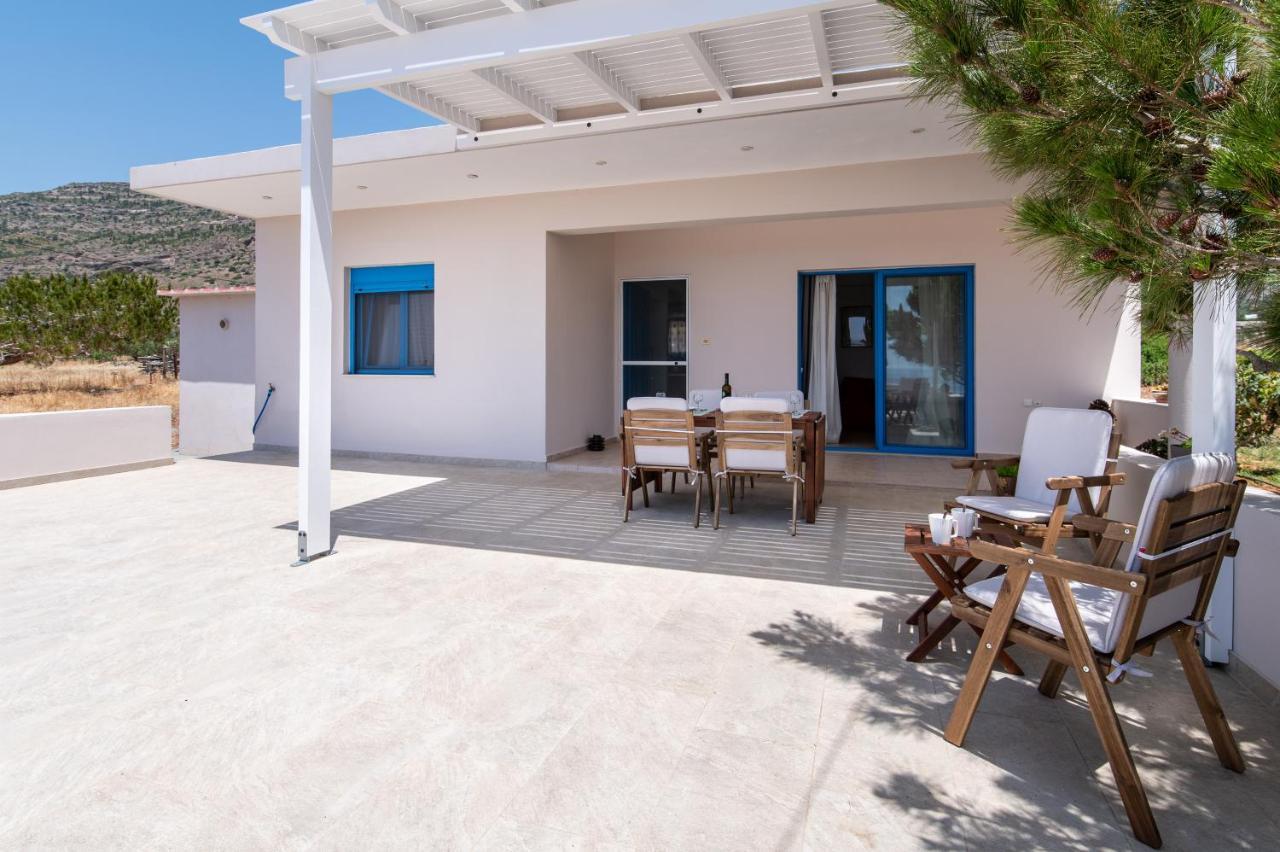 Sea View Pine House Villa Makriyialos Bagian luar foto