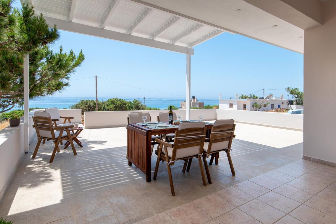 Sea View Pine House Villa Makriyialos Bagian luar foto