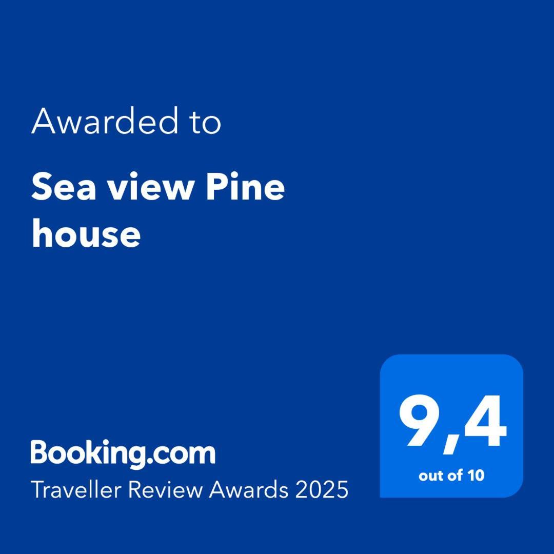 Sea View Pine House Villa Makriyialos Bagian luar foto